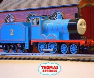 yapboz Edward, mavi lokomotif 2 numaralı vardır
